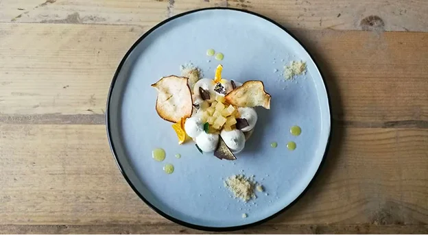 photo d'un plat dressé du restaurant Yuta